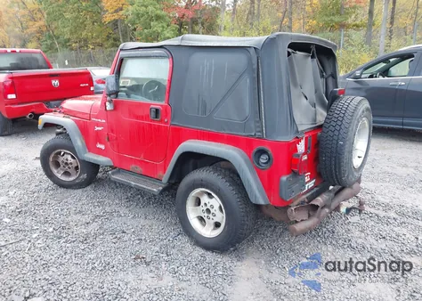 2002 Jeep Wrangler Sport from USA, damaged, VIN 1J4FA49S92P715110